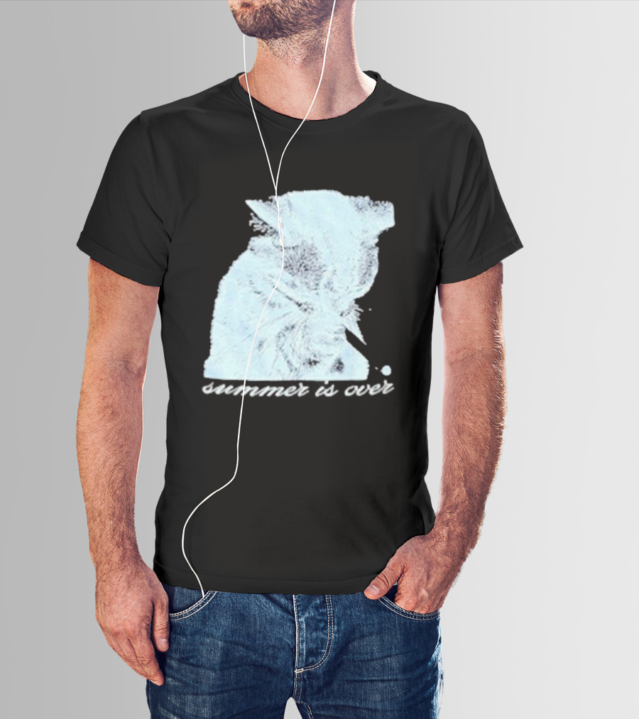 Will Mahony Summer Is Over Cat T-Shirt