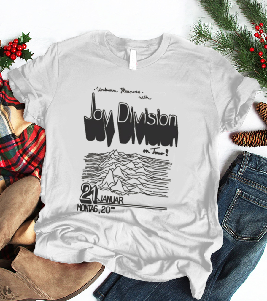 Joy Division Unknown Pleasures Tour 2025 21 Januar Montag 20 T-Shirt