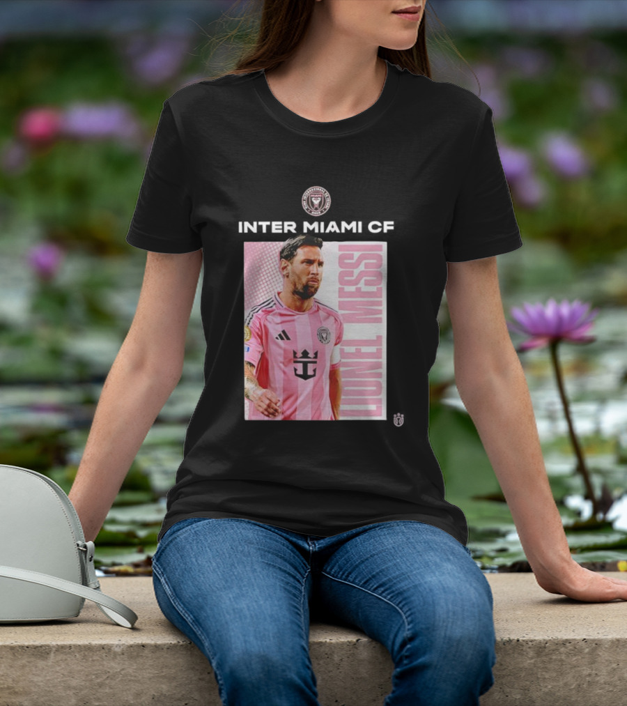 Inter Miami CF Lionel Messi Pink Jersey Program T-Shirt