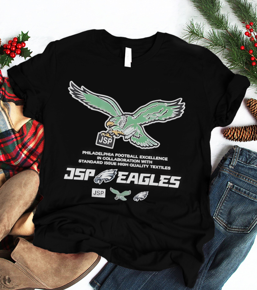 JSP Standard Issue Philadelphia Eagles Fly Fight Win T-Shirt