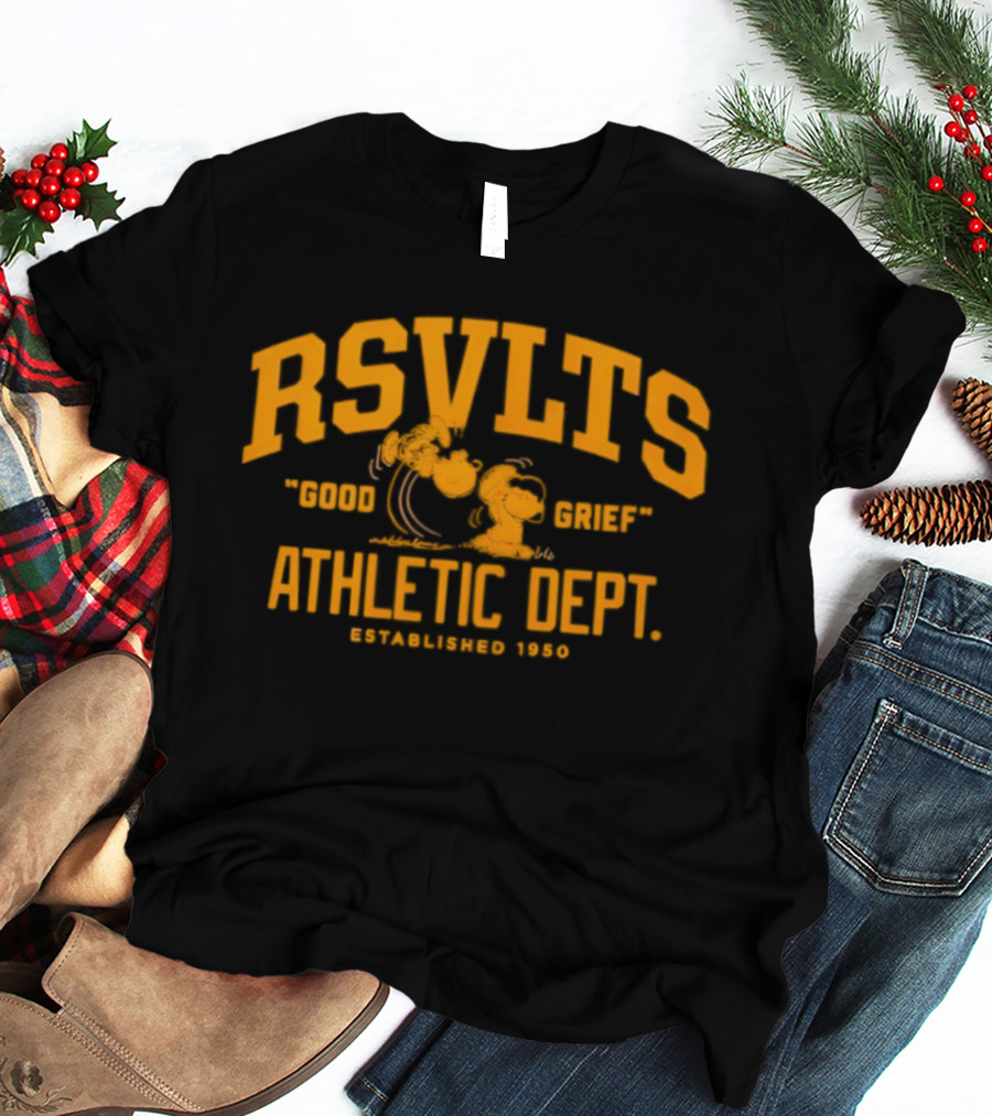RSVLTS Peanuts Good Grief Athletic Dept Est. December 1965 T-Shirt
