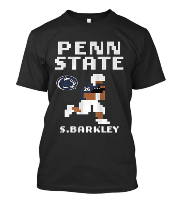 Penn State Saquon Barkley 8 Bit Style Nittany Lions Retro T-Shirt