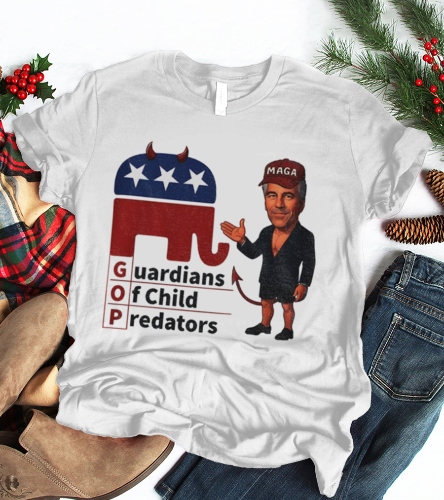 GOP Guardians Of Child Predators Anti MAGA Anti Trump T-Shirt