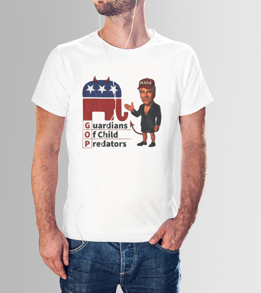 GOP Guardians Of Child Predators Anti MAGA Anti Trump T-Shirt