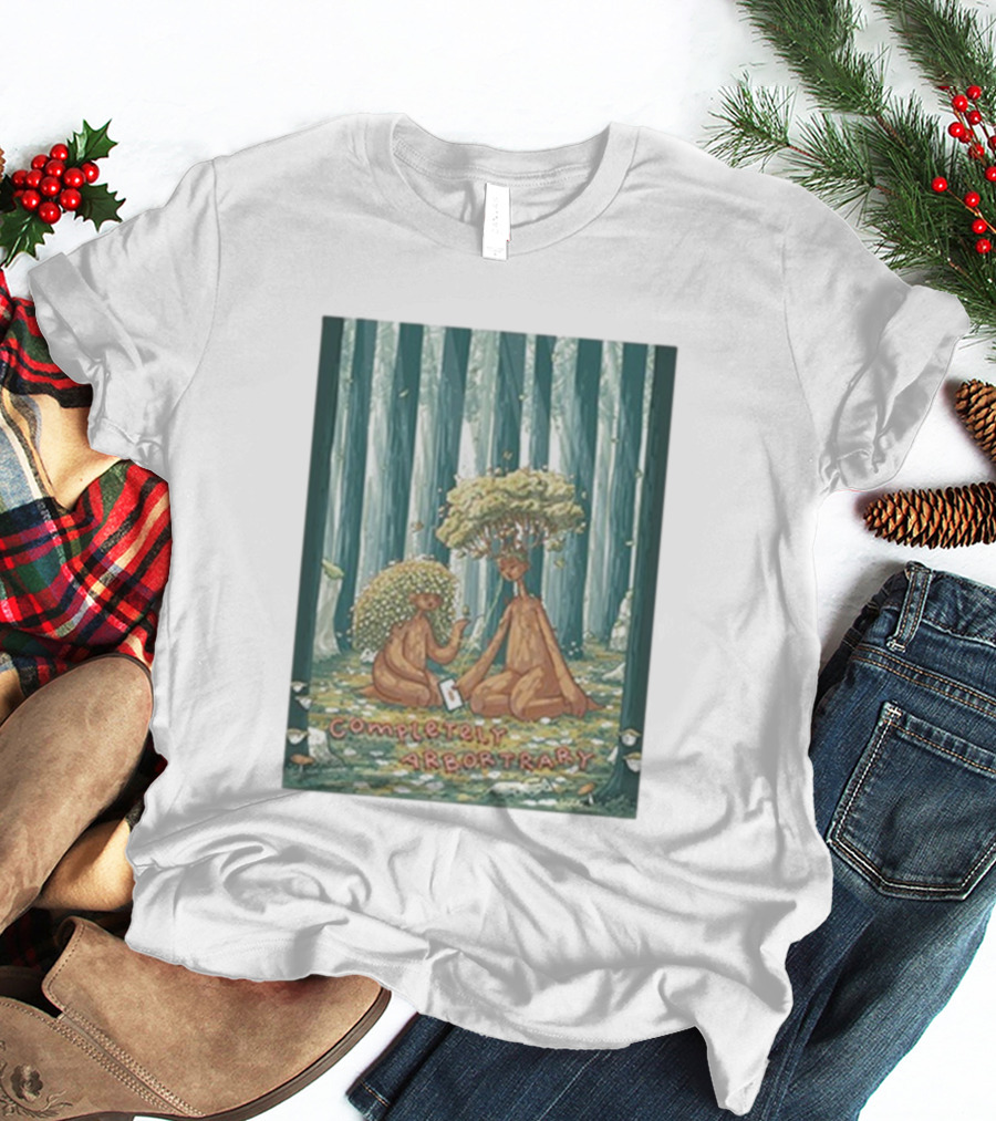 Completely Arbortrary Tree Buds Forest Friends With Nature Hair T-Shirt