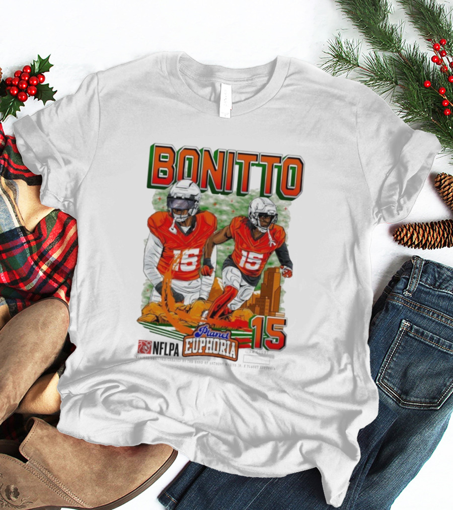 Bonitto Planet Euphoria NFLPA Player Number 15 T-Shirt