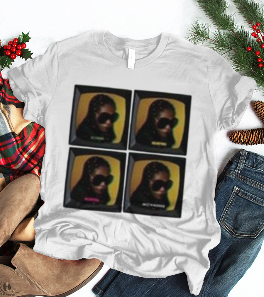 Ms Lauryn Hill Oh Oh Canada Retro TV Style Quad Image T-Shirt