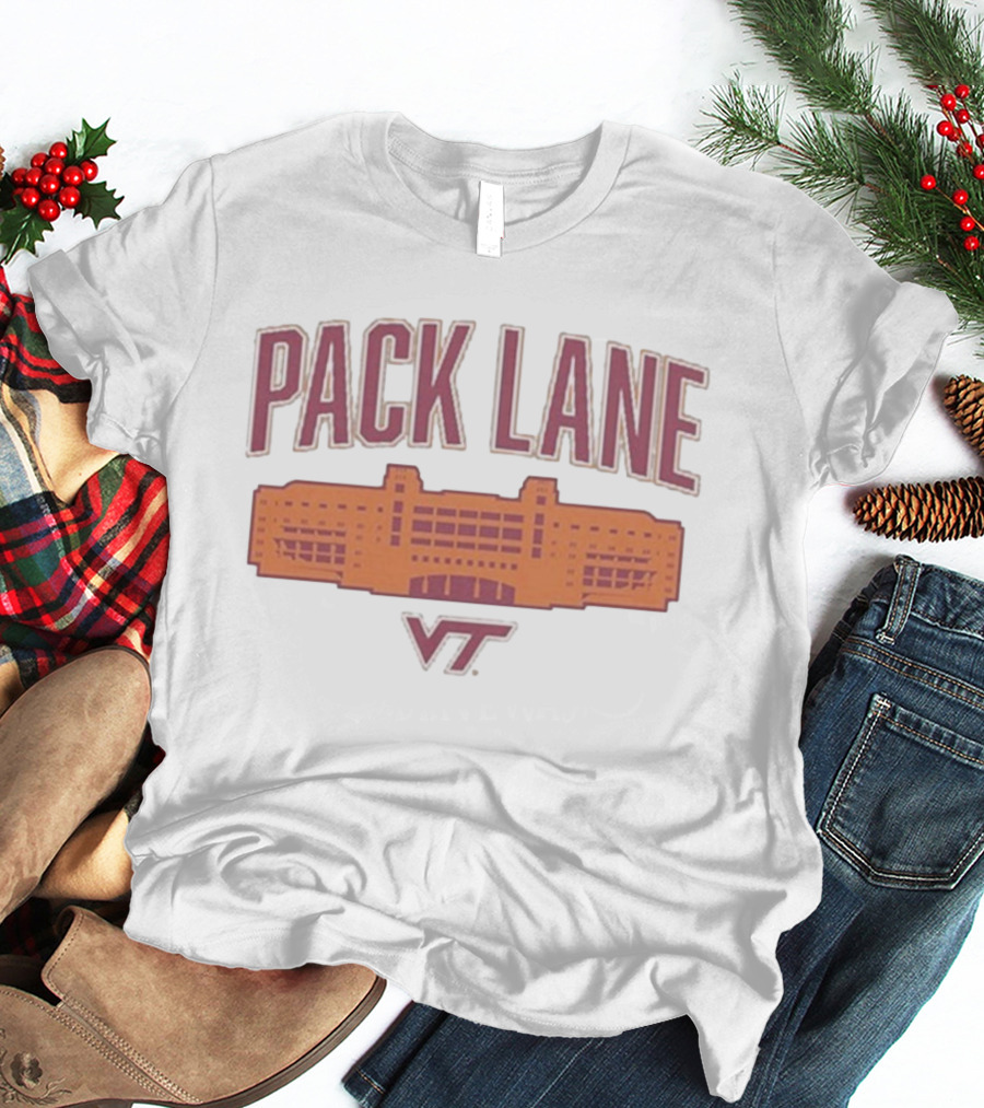 Pack Lane VT Hokies Stadium Fan Gear T-Shirt