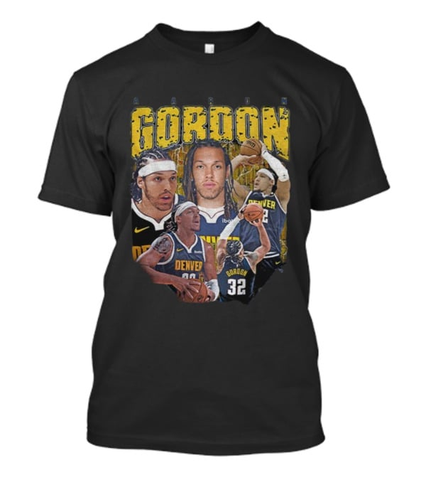 Aaron Gordon Denver Basketball MVP Highlights Plt என் 32 T-Shirt