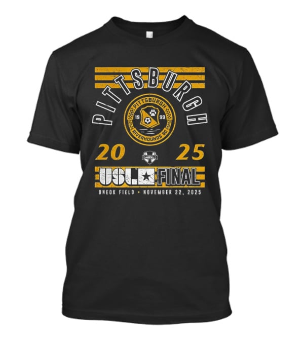 Pittsburgh Riverhounds SC 2025 USL Championship Final Highmark Stadium November 9 T-Shirt