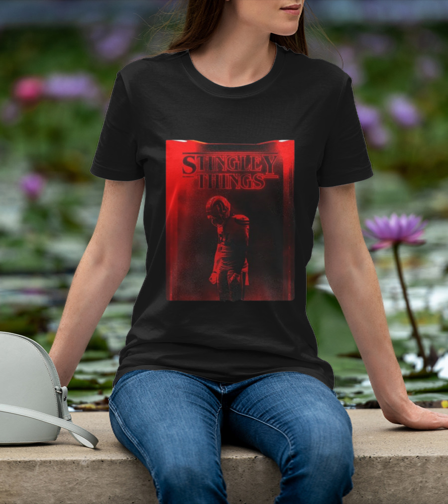 Stingley Things Derek Stingley Jr Houston Texans NFL Meets Stranger Things T-Shirt