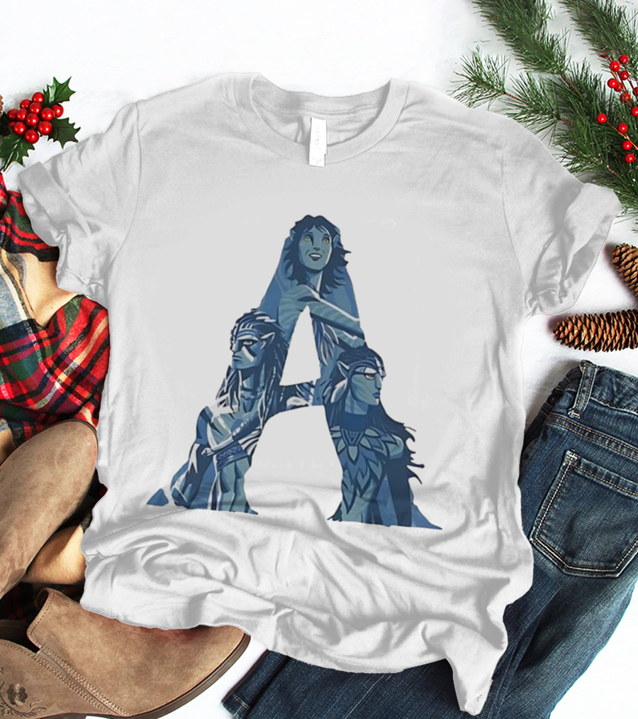Avatar Character Collage Shaped As A T-Shirt