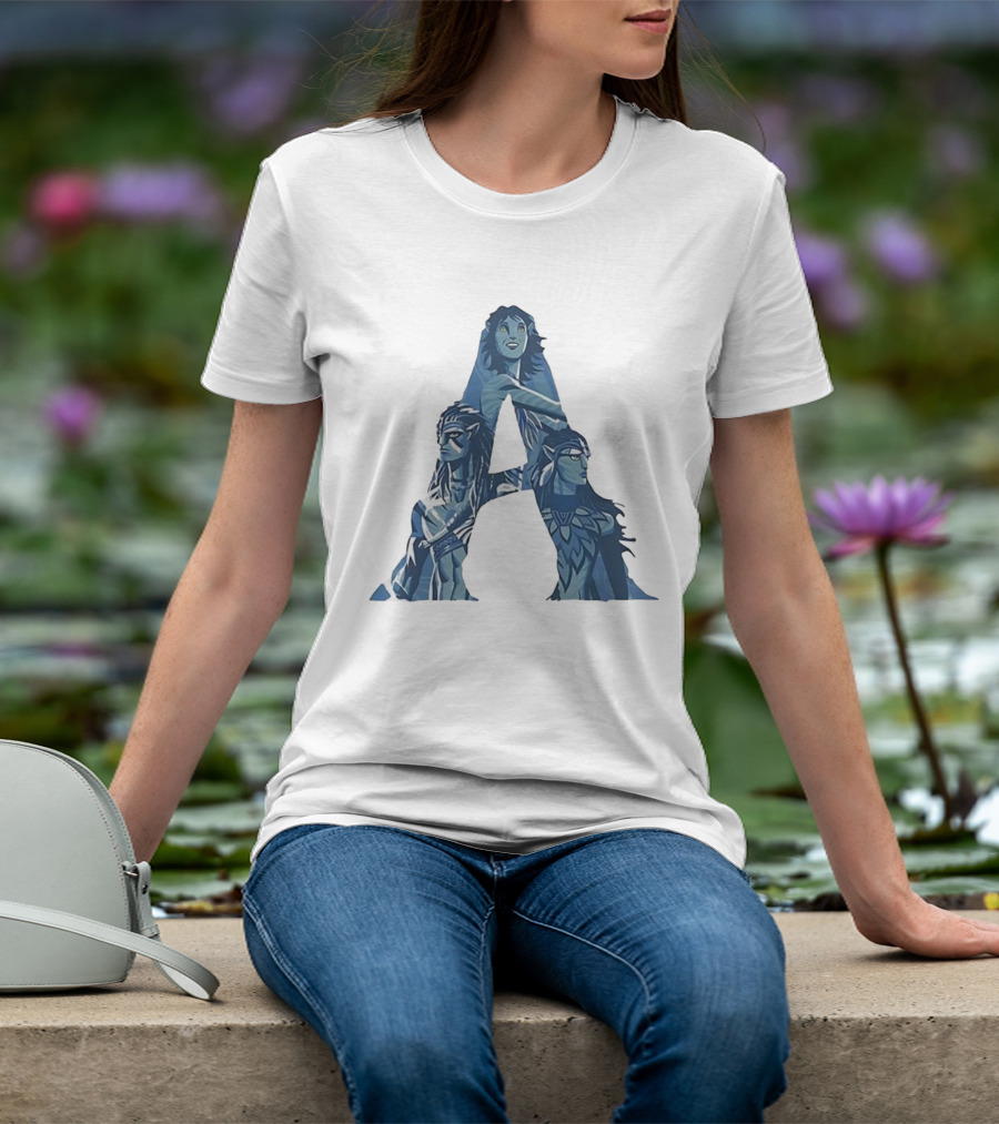 Avatar Character Collage Shaped As A T-Shirt