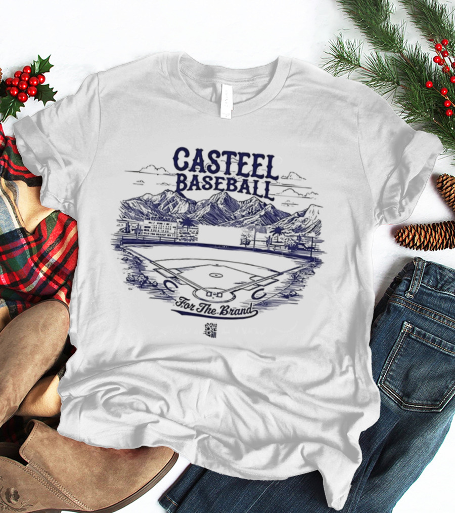 Casteel Baseball For The Brand Field 2023 Playball Catch T-Shirt