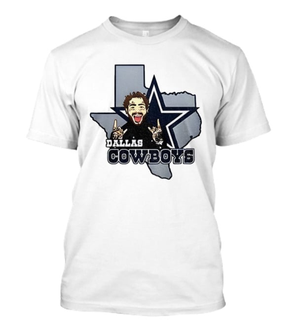 Post Malone Dallas Cowboys NFL Texas Thanksgiving Collaboration T-Shirt