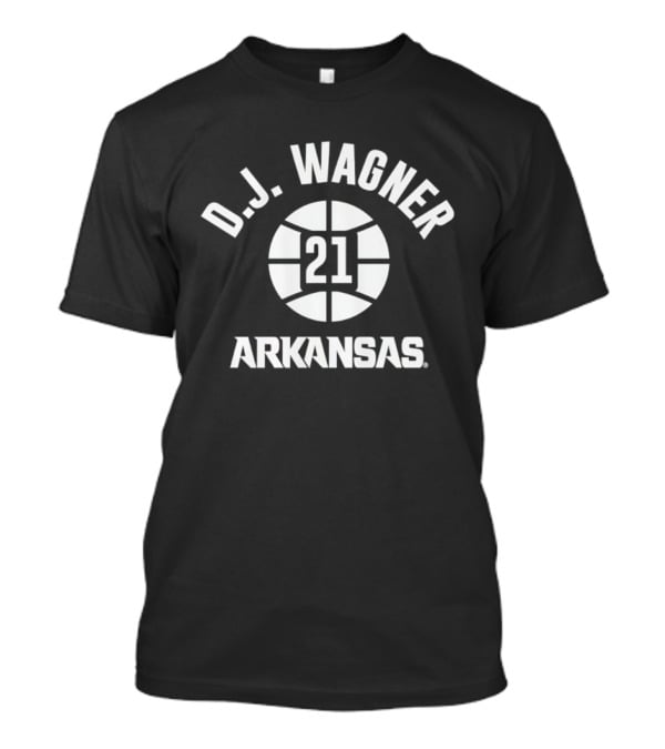 D.J. Wagner 21 Arkansas Basketball T-Shirt
