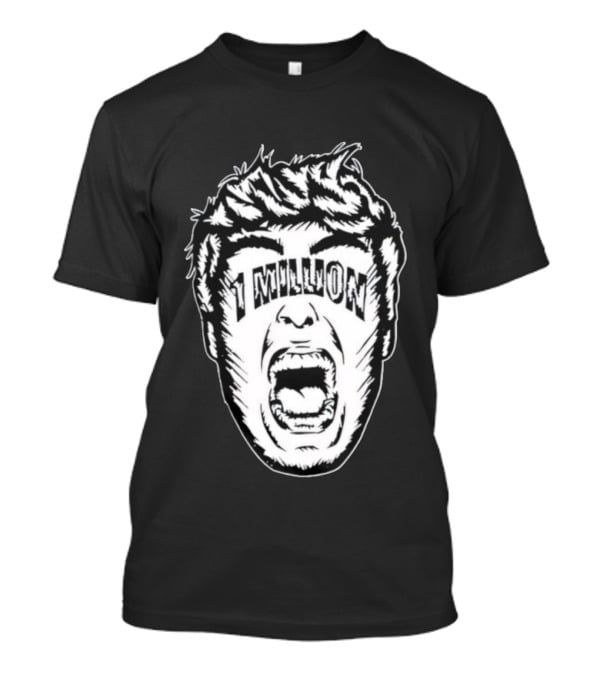 1 Million Face Scream T-Shirt
