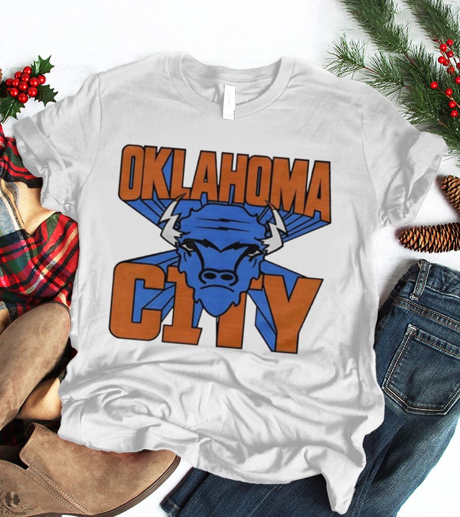 Oklahoma City Thunder Rumble The Bison Basketball Team T-Shirt