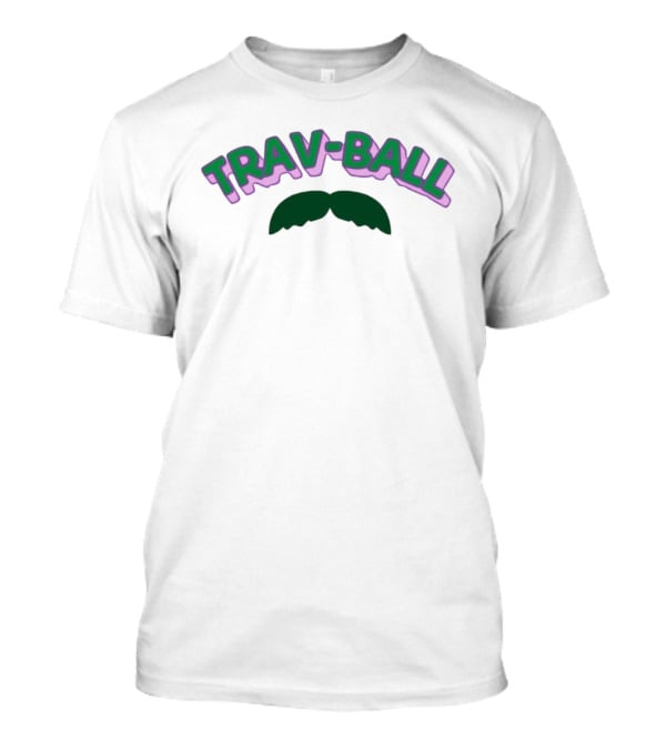 Trav-Ball Moustache T-Shirt