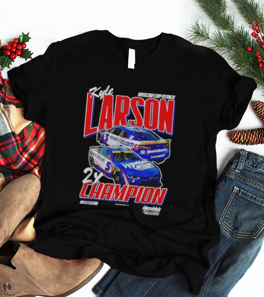 Kyle Larson Hendrick Motorsports 2X Champion NASCAR Series T-Shirt