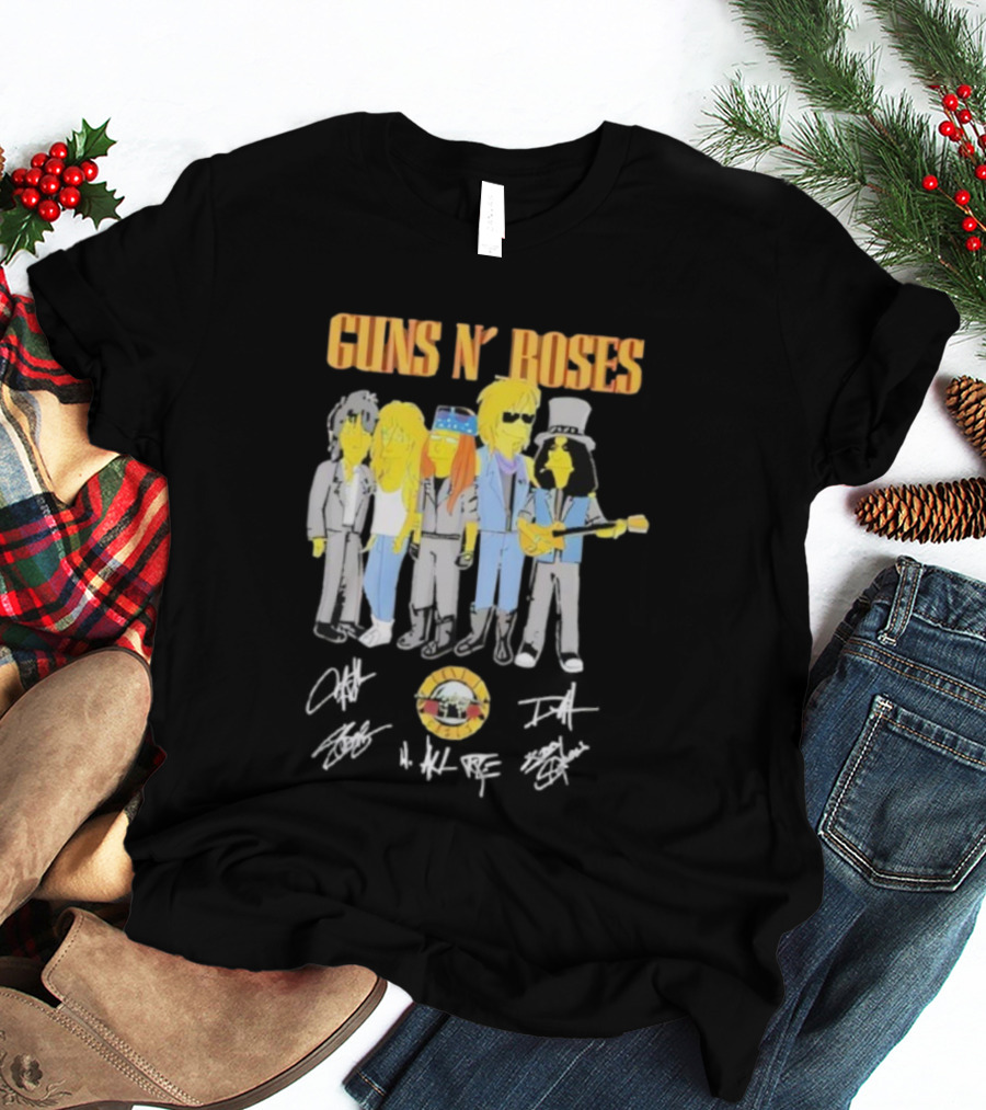 Simpsons Guns N’ Roses Band Parody T-Shirt
