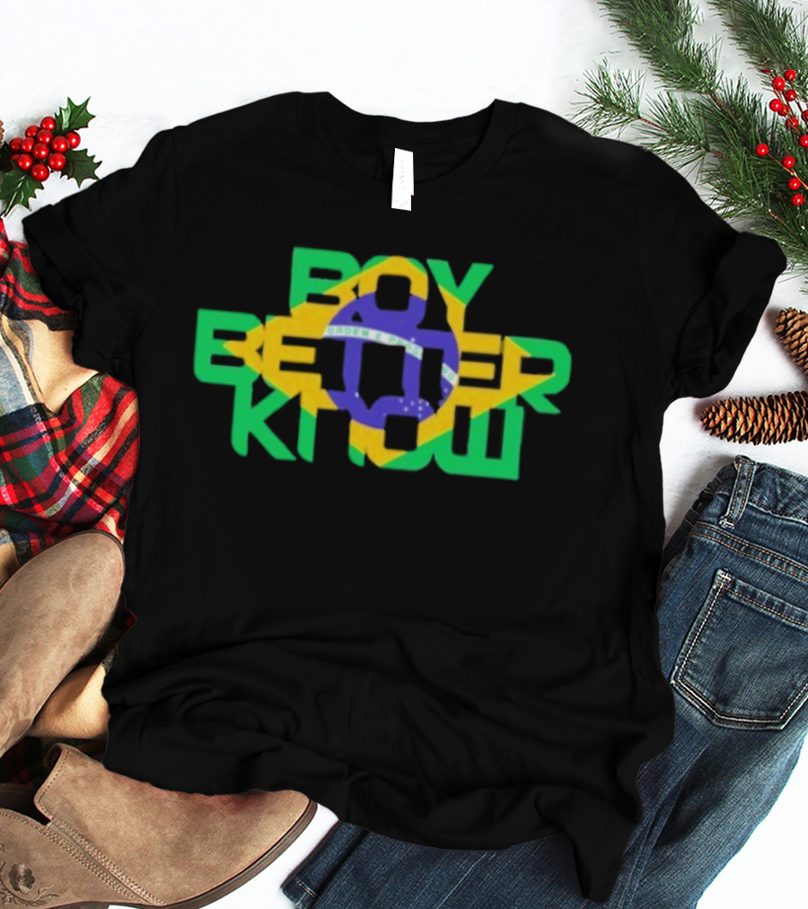 Boy Better Know Brazil Flag Skepta T-Shirt