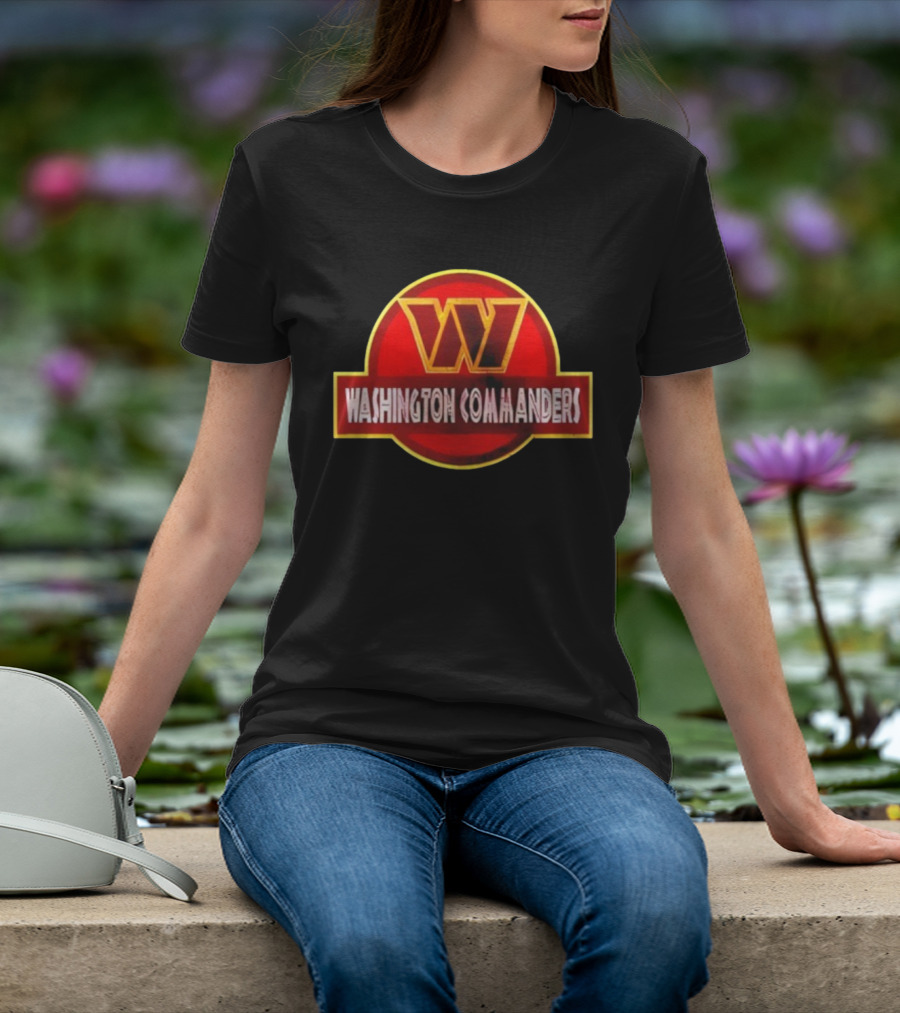 Washington Commanders W Jurassic Park Icon Collaboration T-Shirt