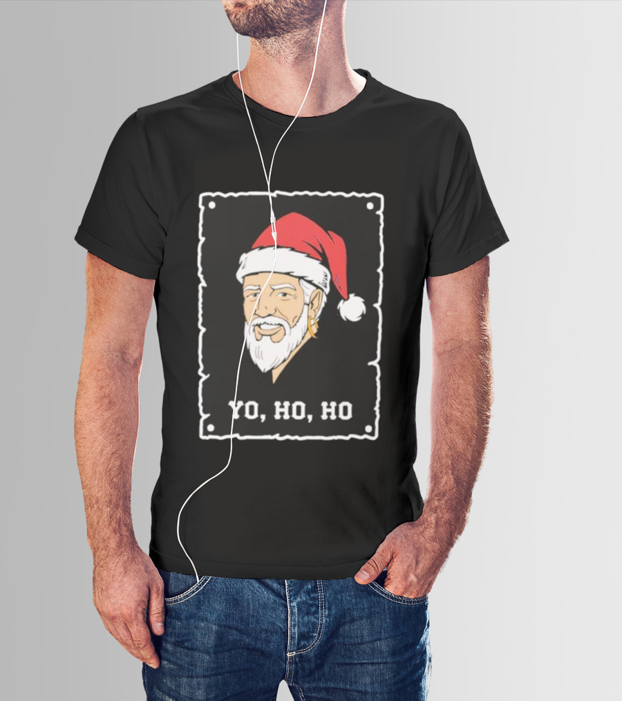 Santa Pirate Christmas Yo Ho Ho T-Shirt