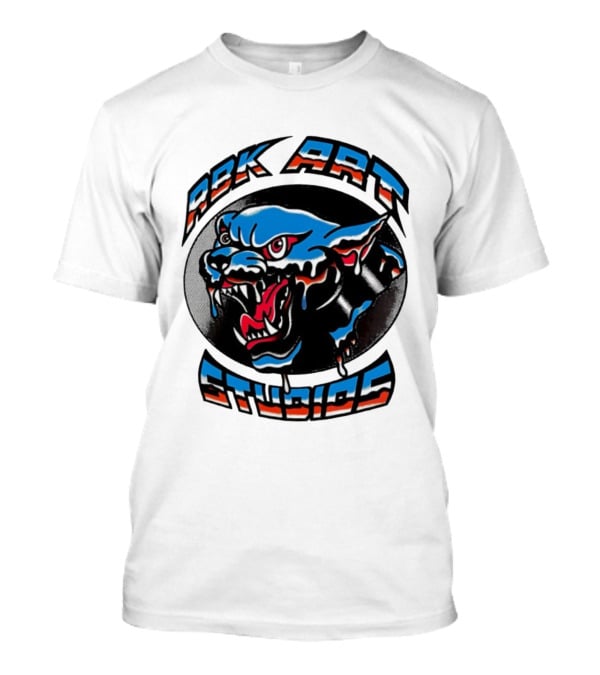 ABK Art Studios Chrome Panther Tattoo T-Shirt