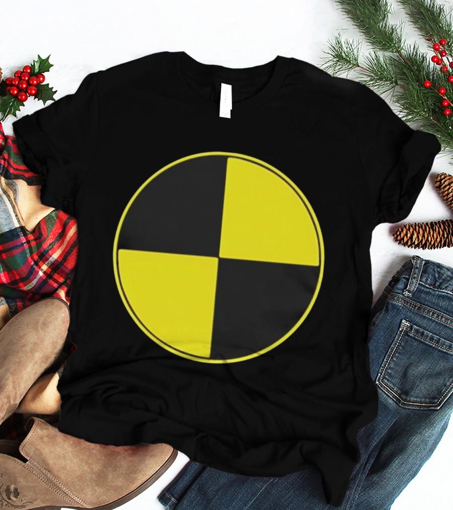 Crash Test Dummy Yellow Black Symbol T-Shirt