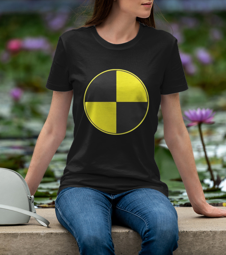 Crash Test Dummy Yellow Black Symbol T-Shirt
