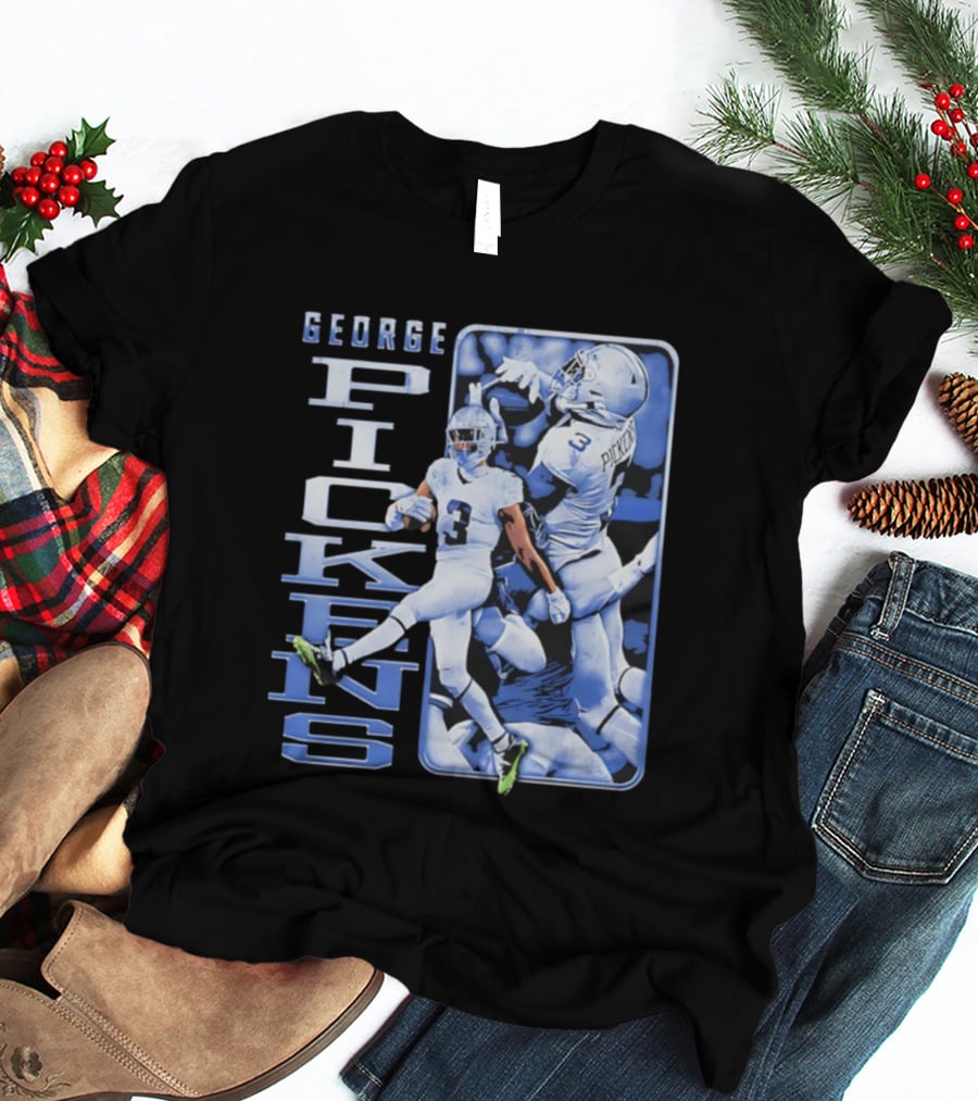 George Pickens Football Catch Highlights Cowboys Theme T-Shirt