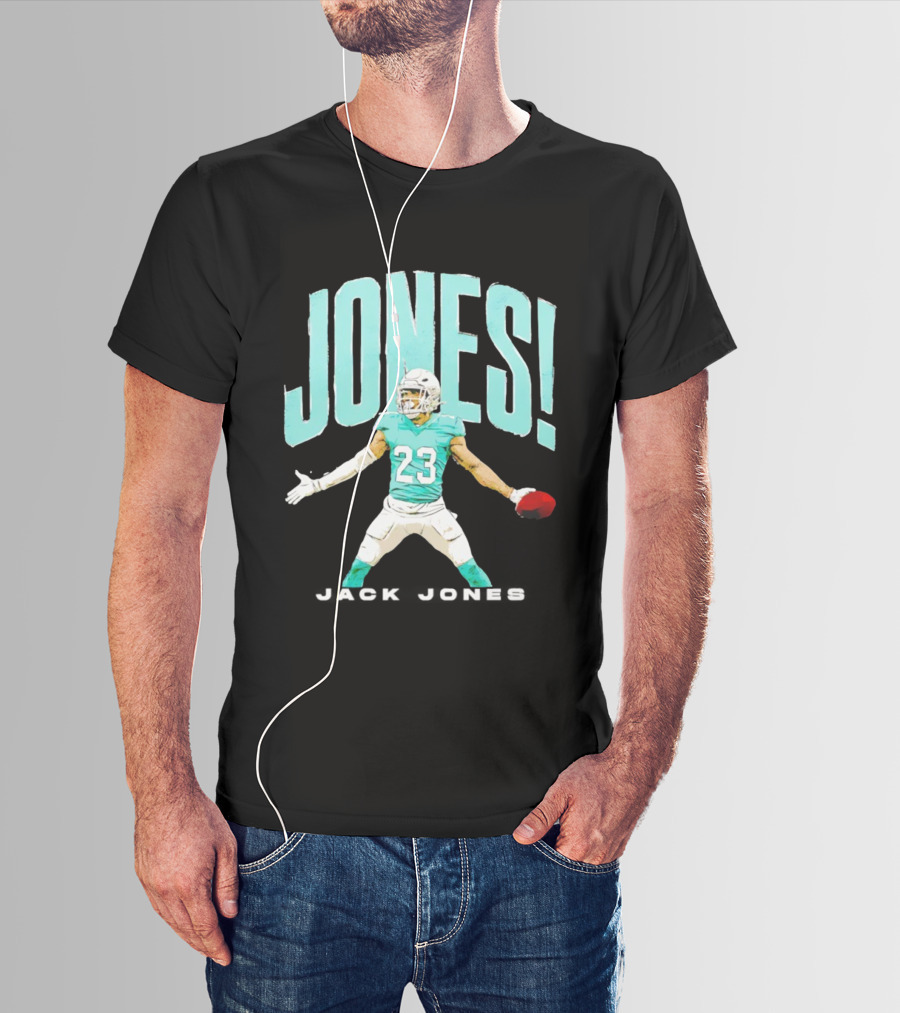 JONES 23 Holding Football Miami T-Shirt