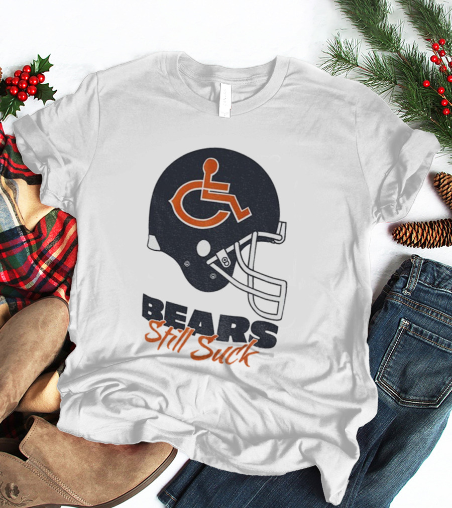 Chicago Bears Still Suck NFL Football Helmet 2025 Cartoon T-Shirt