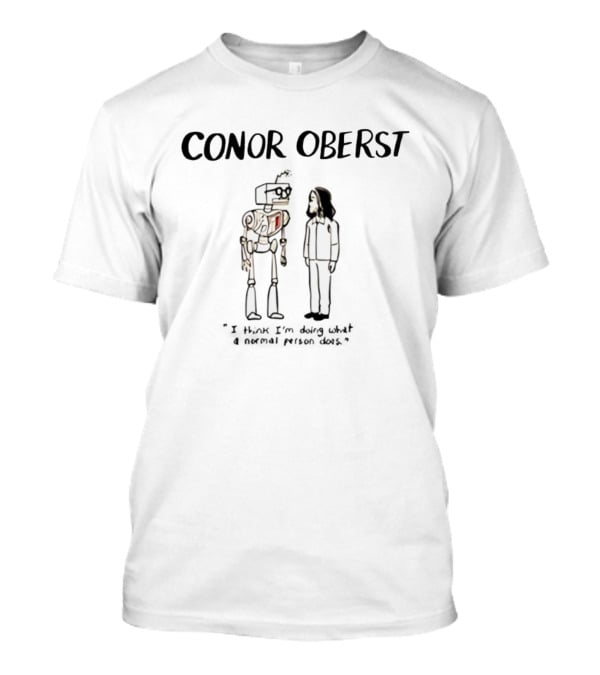 Conor Oberst Robot Cartoon Artwork Ruined My Life Musician T-Shirt