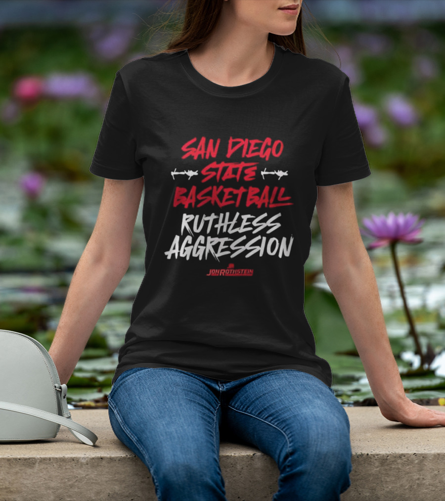 San Diego State Basketball Ruthless Aggression Jourokutin T-Shirt