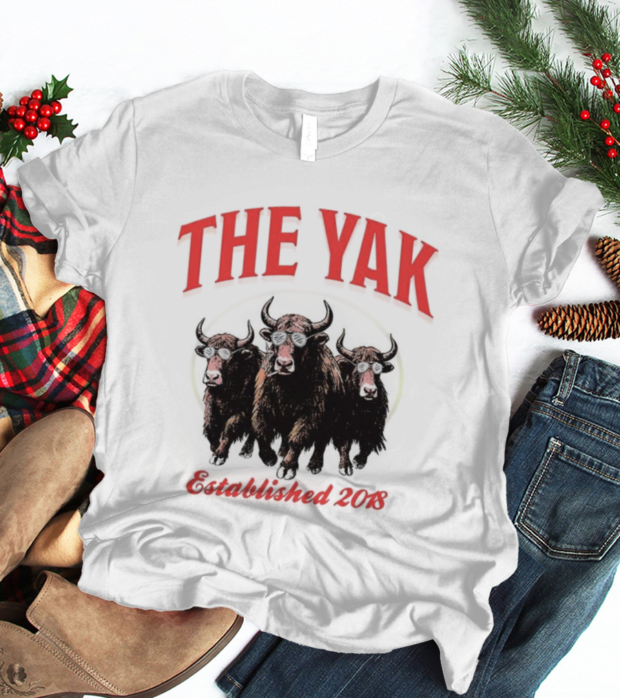 The Yak Established 2018 Bulls Podcast Dave Portnoy T-Shirt