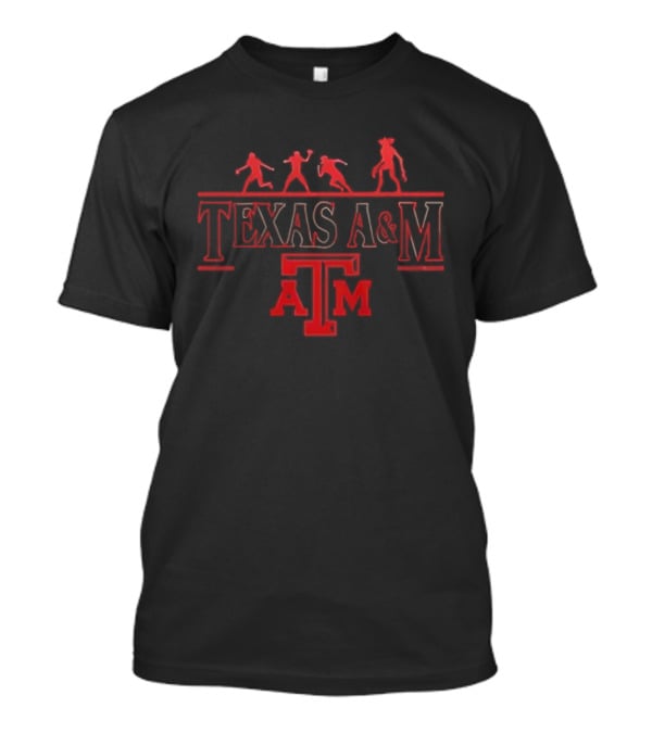 Texas A&M Stranger Things Crossover Fan Favorite Silhouette T-Shirt