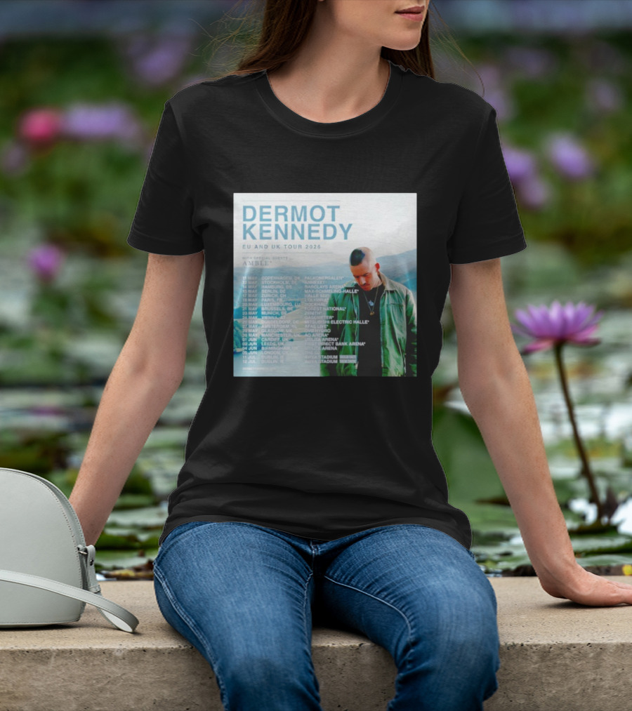 Dermot Kennedy EU And UK Tour 2026 With Special Guests Amble Concert Dates And Locations T-Shirt