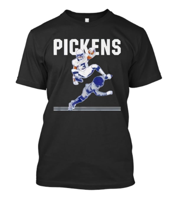 Pickens Hurdle Dallas Football Player Graphic T-Shirt