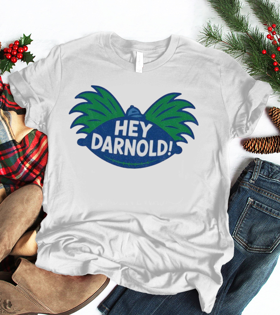 Hey Darnold Hey Arnold Seahawks Football Fusion T-Shirt