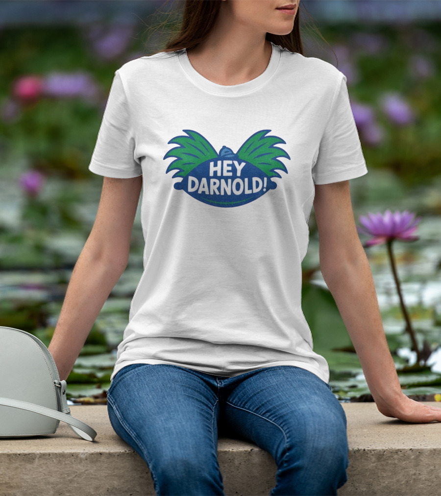 Hey Darnold Hey Arnold Seahawks Football Fusion T-Shirt