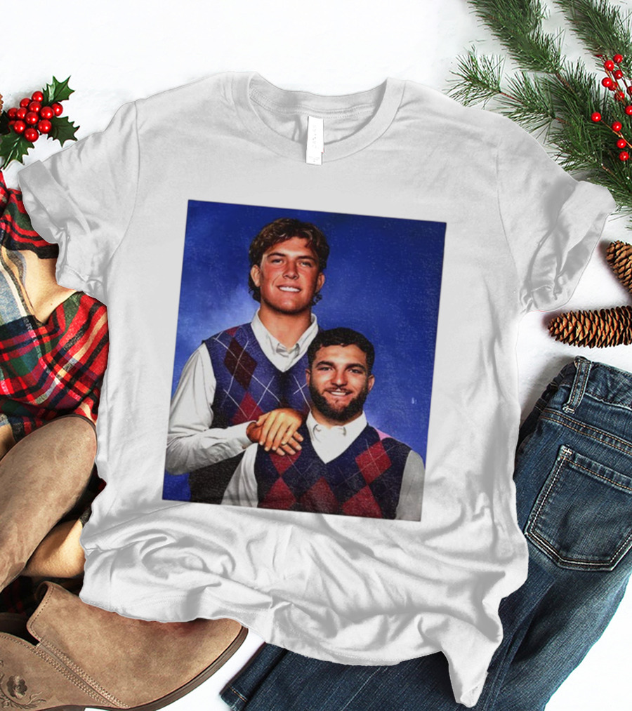 NY Giants Step Brothers Dart And Cam Football Duo T-Shirt