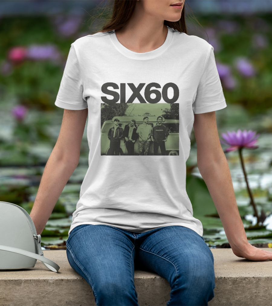 SIX60 The Van Band Photo Vintage Style T-Shirt
