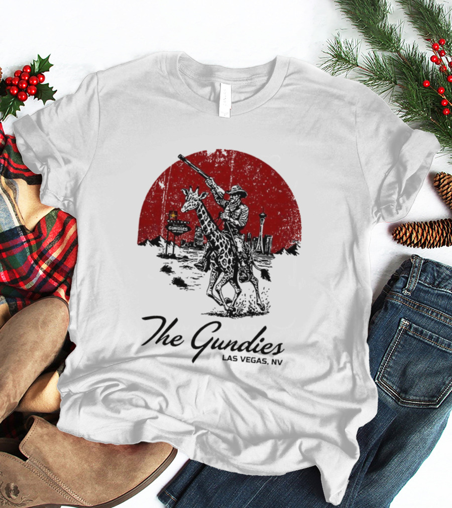 The Gundies Las Vegas Cowboy Giraffe Adventure T-Shirt