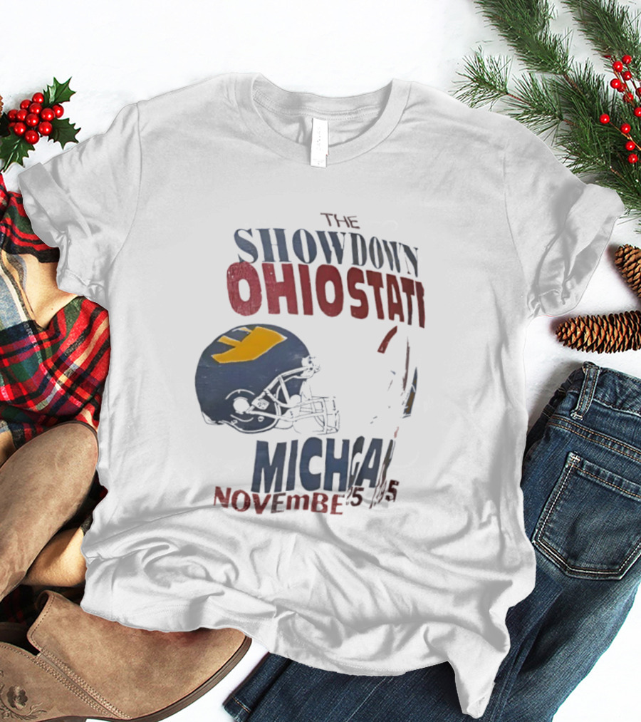 Ohio State Buckeyes Vs Michigan Wolverines Showdown November 25th 1995 T-Shirt