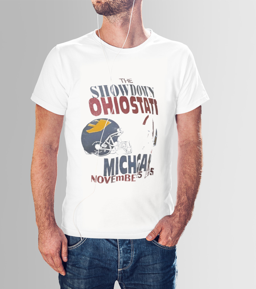 Ohio State Buckeyes Vs Michigan Wolverines Showdown November 25th 1995 T-Shirt