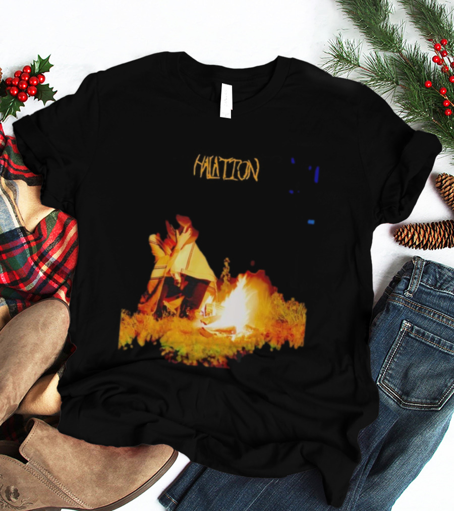 Halation Campfire Tour 2026 Cozy Wilderness Adventure T-Shirt