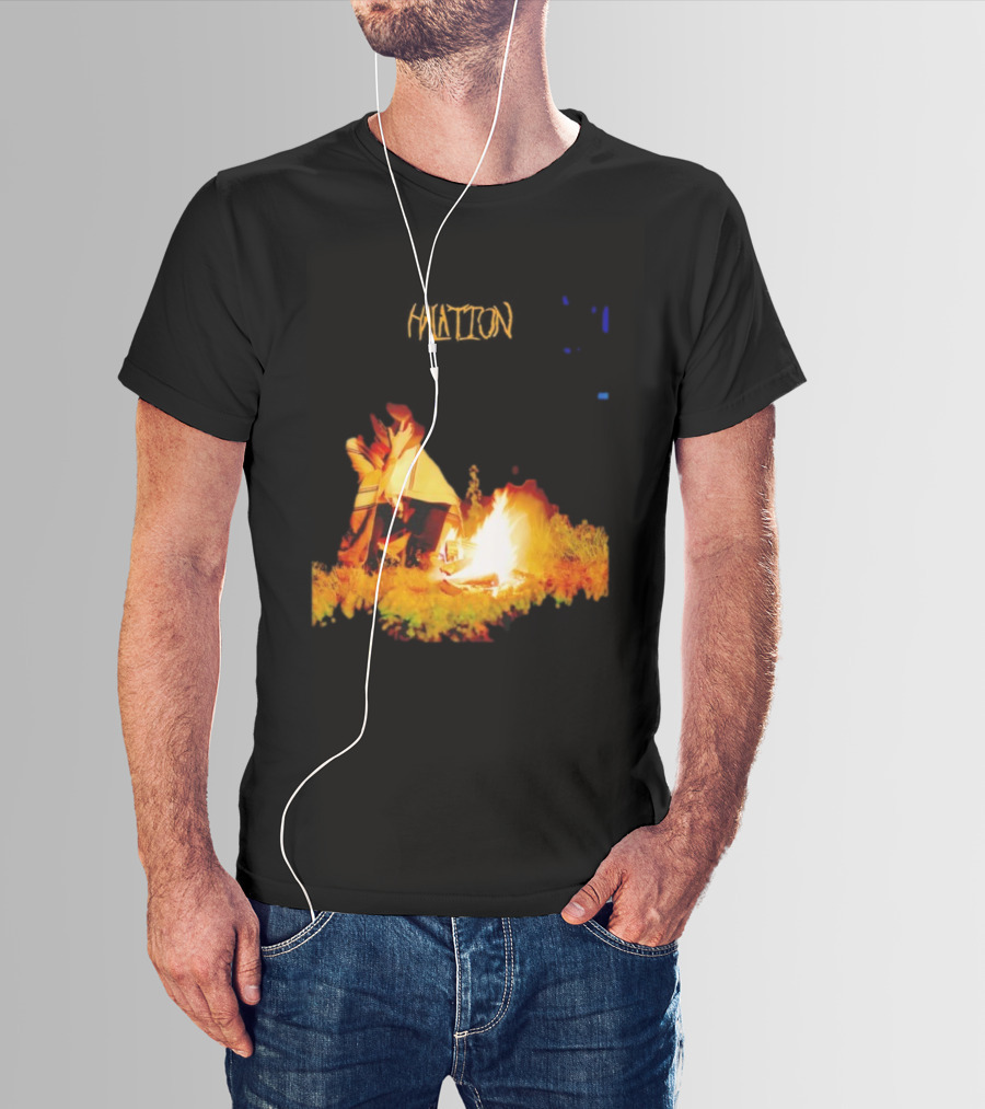 Halation Campfire Tour 2026 Cozy Wilderness Adventure T-Shirt