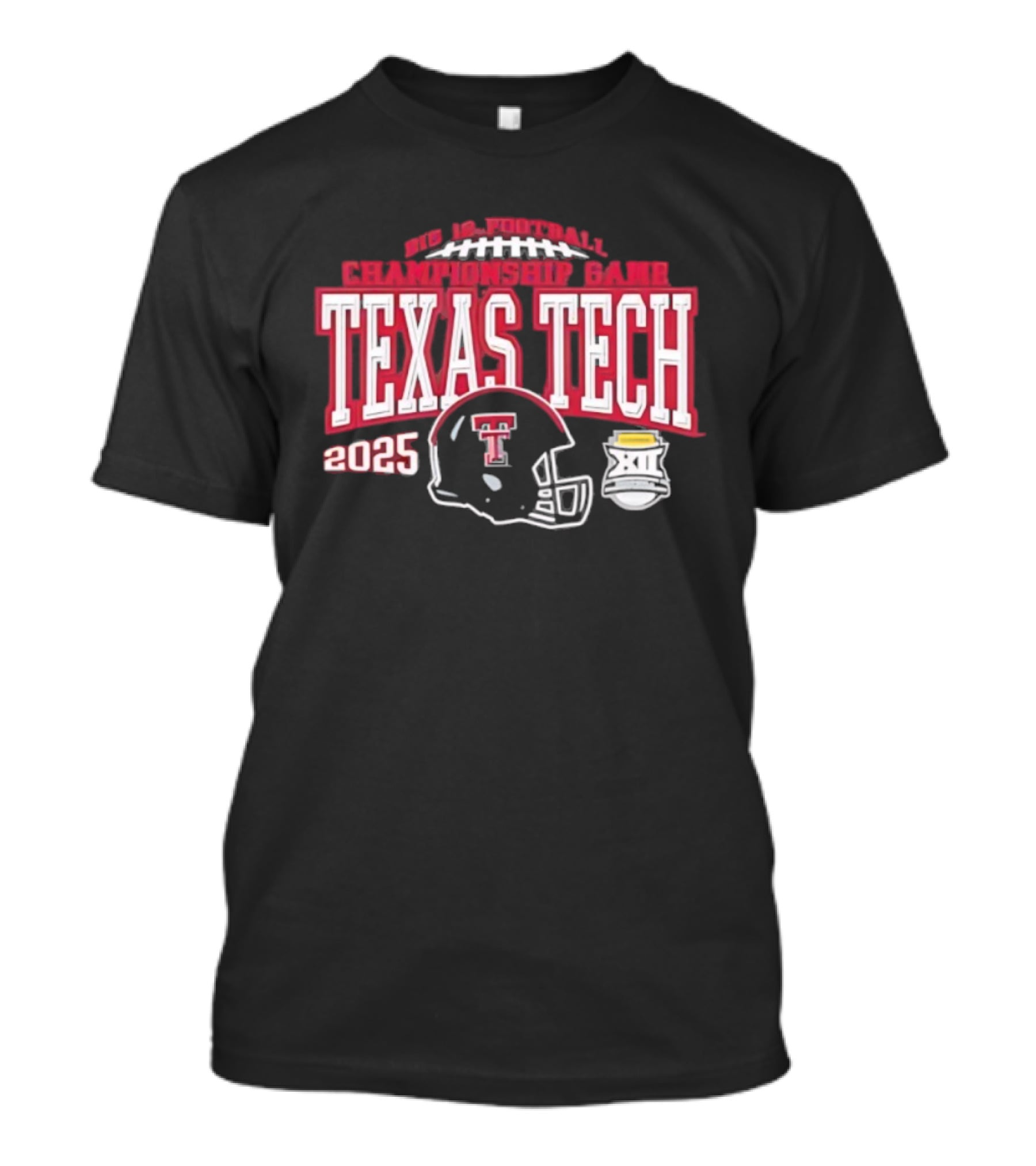 Texas Tech Red Raiders Big 12 Football Championship Game 2025 T-Shirt